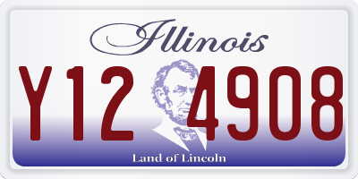IL license plate Y124908