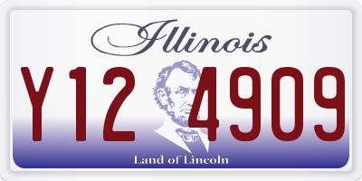 IL license plate Y124909