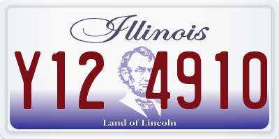 IL license plate Y124910