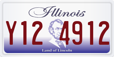 IL license plate Y124912