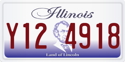 IL license plate Y124918