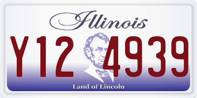 IL license plate Y124939