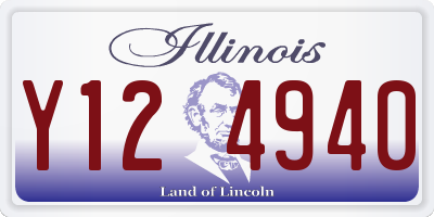 IL license plate Y124940