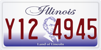 IL license plate Y124945
