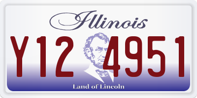 IL license plate Y124951