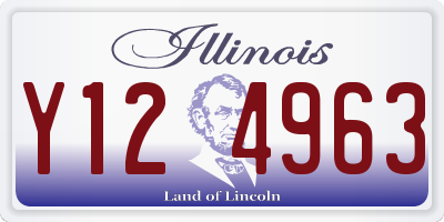 IL license plate Y124963