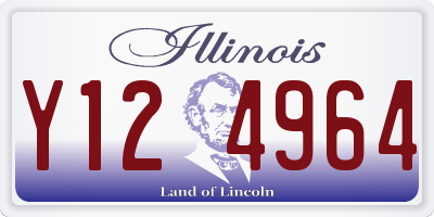 IL license plate Y124964