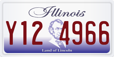 IL license plate Y124966