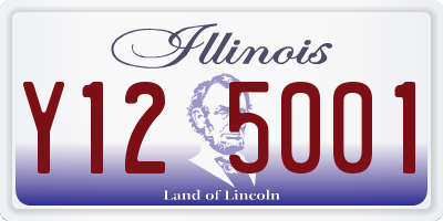 IL license plate Y125001