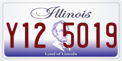 IL license plate Y125019