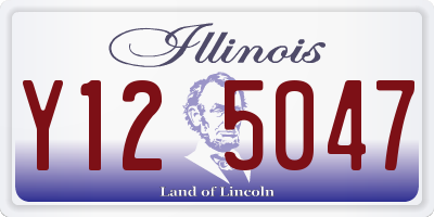 IL license plate Y125047