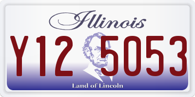 IL license plate Y125053