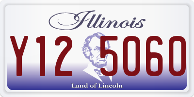 IL license plate Y125060