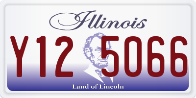 IL license plate Y125066