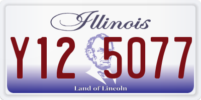 IL license plate Y125077