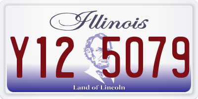 IL license plate Y125079