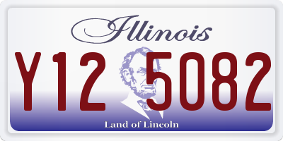 IL license plate Y125082