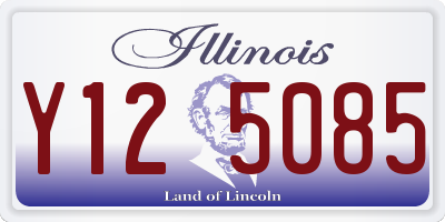 IL license plate Y125085