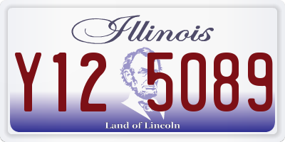 IL license plate Y125089