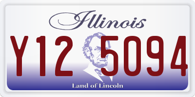 IL license plate Y125094
