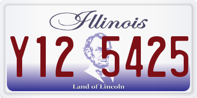 IL license plate Y125425