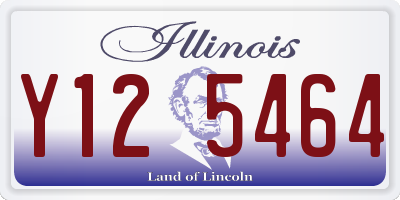 IL license plate Y125464