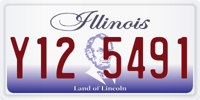 IL license plate Y125491