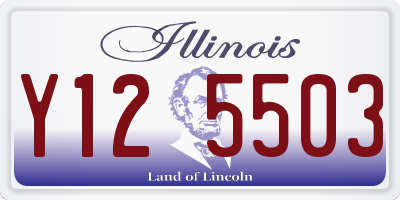 IL license plate Y125503