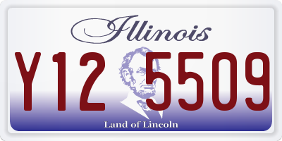 IL license plate Y125509