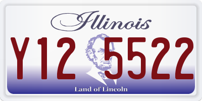 IL license plate Y125522