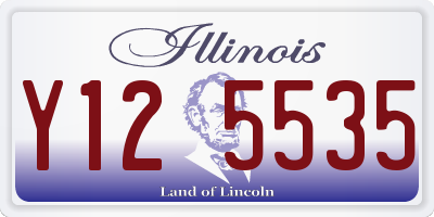 IL license plate Y125535