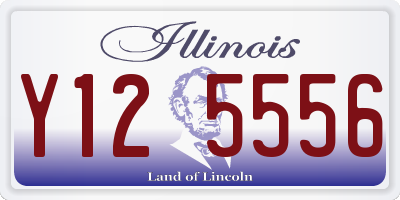 IL license plate Y125556