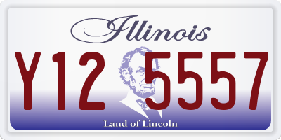 IL license plate Y125557