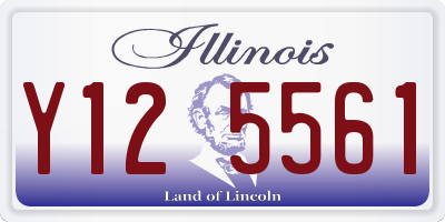 IL license plate Y125561