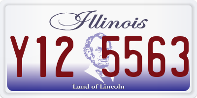 IL license plate Y125563