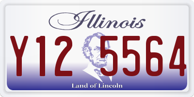 IL license plate Y125564