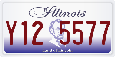IL license plate Y125577