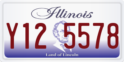 IL license plate Y125578
