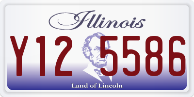 IL license plate Y125586
