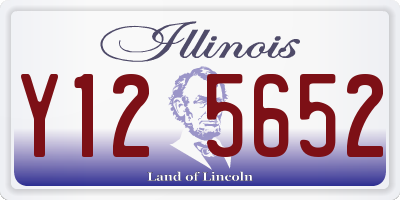 IL license plate Y125652