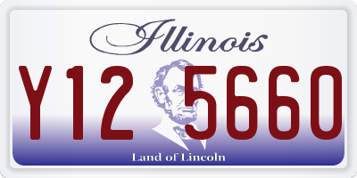 IL license plate Y125660