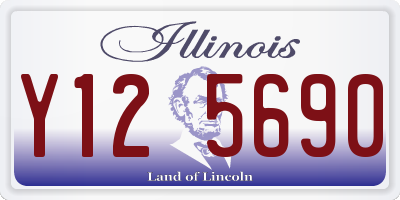 IL license plate Y125690