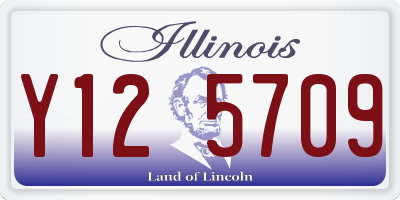 IL license plate Y125709