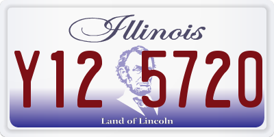 IL license plate Y125720