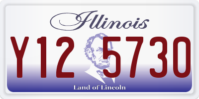 IL license plate Y125730