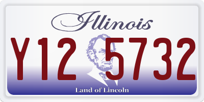 IL license plate Y125732