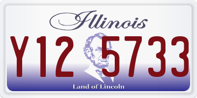 IL license plate Y125733