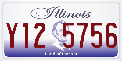 IL license plate Y125756