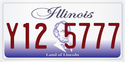 IL license plate Y125777