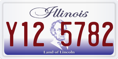 IL license plate Y125782